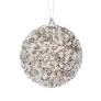 Holly &amp; Ivy Champagne Crystal Bauble