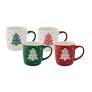 Bundanoon Christmas Tree Mug Set of 4 400ml