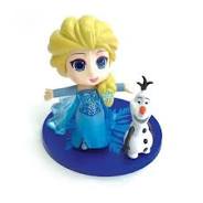 Frozen Young Elsa and Olaf Figurine Topper 2 pce