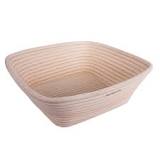 Bakemaster Square Proving Basket 25cm x 5cm