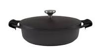Maxwell and Williams Cast Lite Non-Stick Shallow Casserole 28cm 4L Black