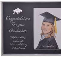 Graduation Silver  Verse Frame 4 x 6