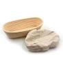 Bakemaster Rectangle Proving Basket with Liner 27x13x6.5cm