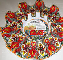 Prepara Taco Carousel Orange Red