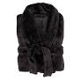 Bambury Micro Plush Robe Black M  L