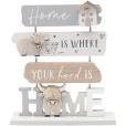 Highland Cow Triple Home Plaque