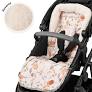 OIOI Pram Seat Liner Wildflowers Fleece