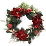 Wreath Red Poinsettia Jonglea