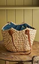 Robert Gordon Basket With Handles Tartan And Suede