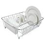 Large Dish Drainer Chrome With Caddy