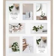 Natural Ash Photo Frame 7 Collage