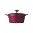 Maxwell and Williams Cast Lite Non Stick Casserole 28cm 6.3lt Cherry