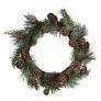 Holly &amp; Ivy 50cm Rusty Connifer Wreath