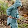 Grubbybubs All Weather Jacket With Mud Guard Deep Sea Green  2 - 4Years