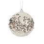 Holly &amp; Ivy Champagne Wrapped Bauble