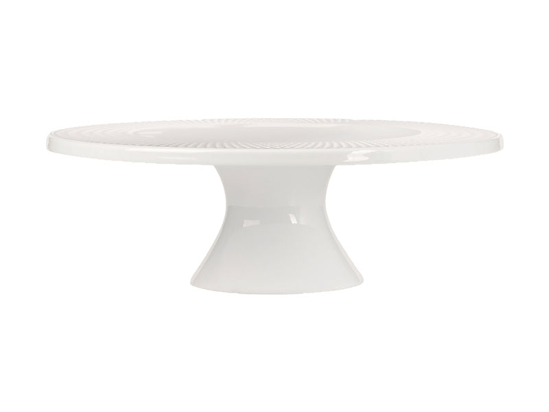 Maxwell and Williams White Basic Diamond Footed Cake Stand