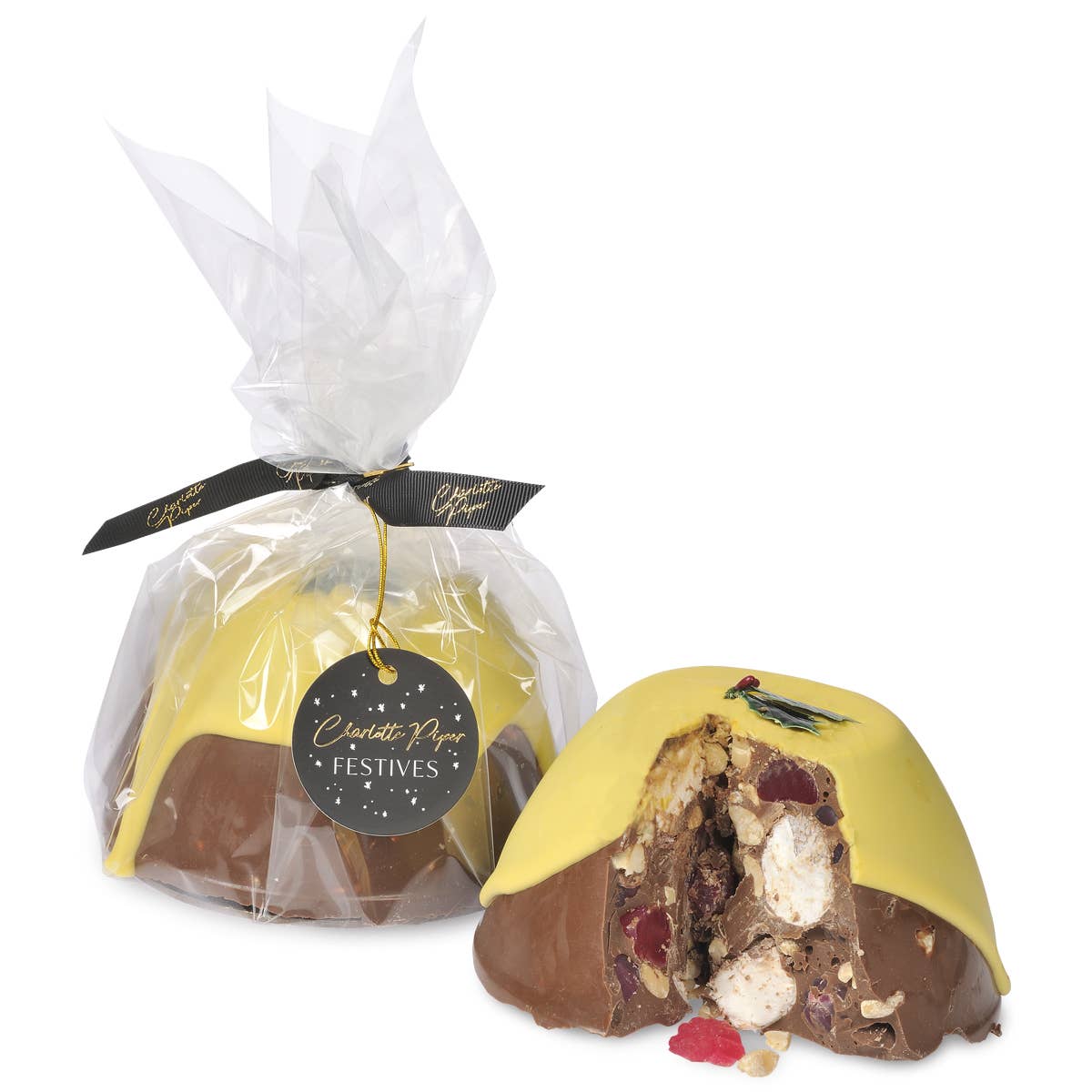 Rocky Road Milk Chocolate Christmas Pudding(4)