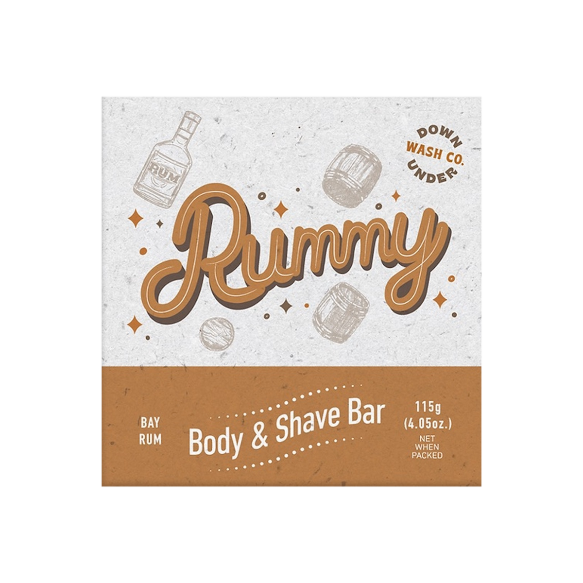 Rummy Body & Shave Bar (Bay Rum)