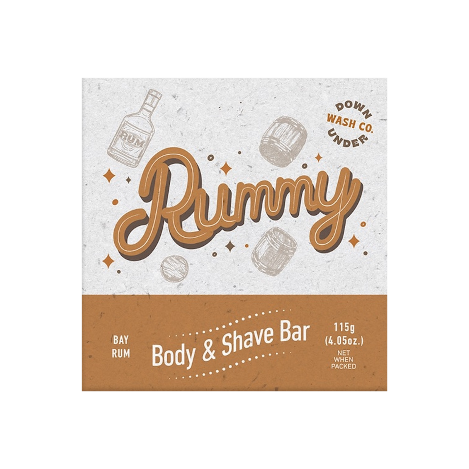 Rummy Body & Shave Bar (Bay Rum)