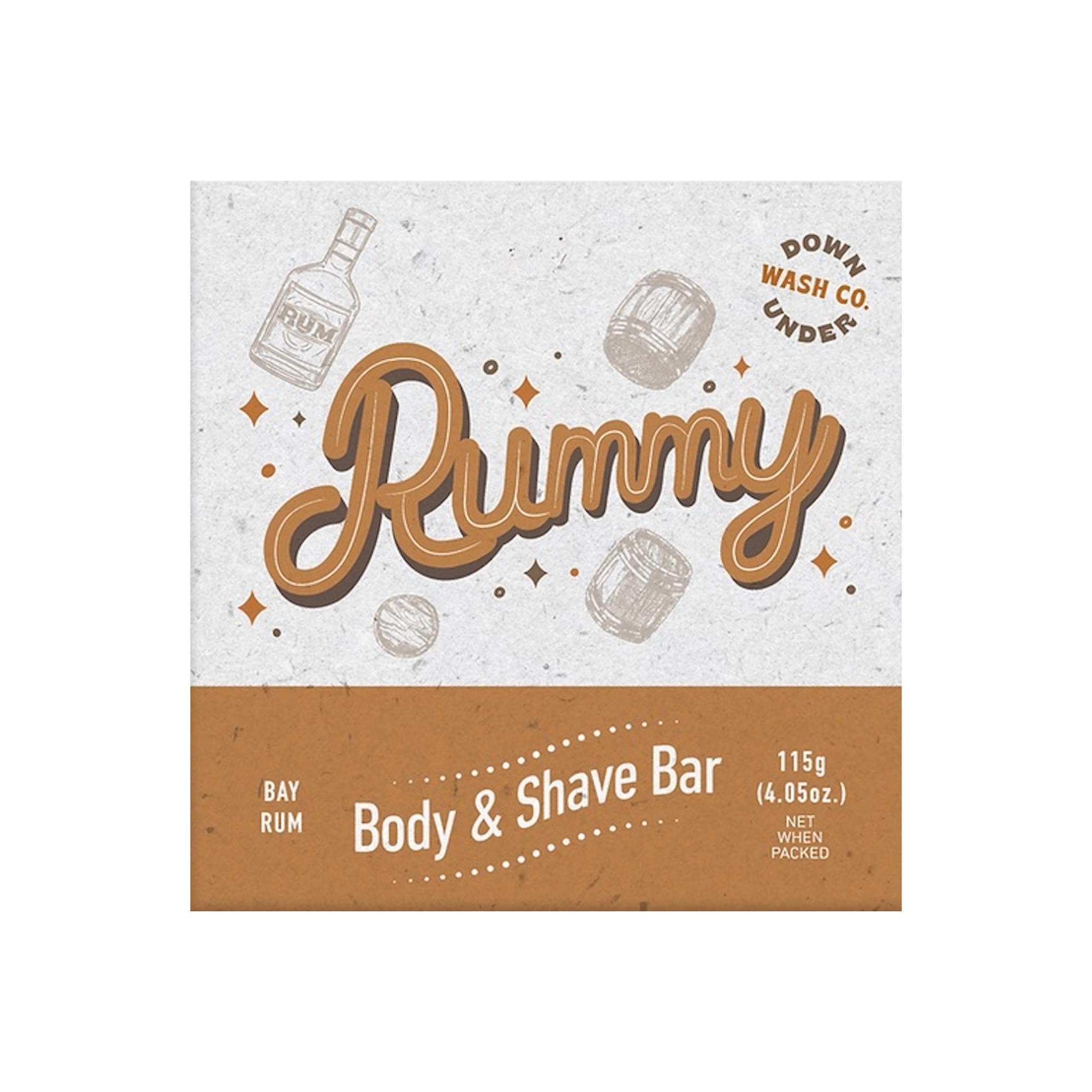 Rummy Body & Shave Bar (Bay Rum)