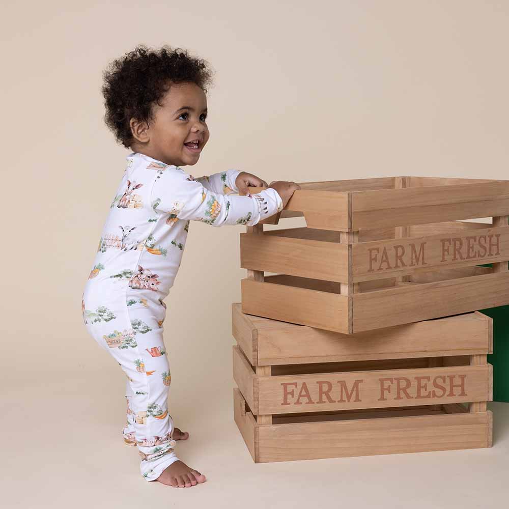 Farm Organic Growsuit: Newborn (0000)