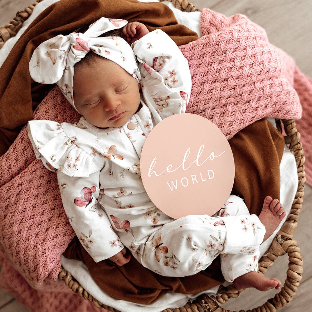 Butterfly Organic Growsuit: 3-6 Months (00)