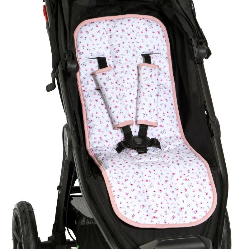 Ice Cooling Pram Liner - Pink Petals