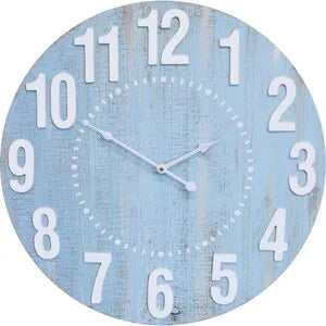 La Vida Clock Mist Raised Numbers 58cm