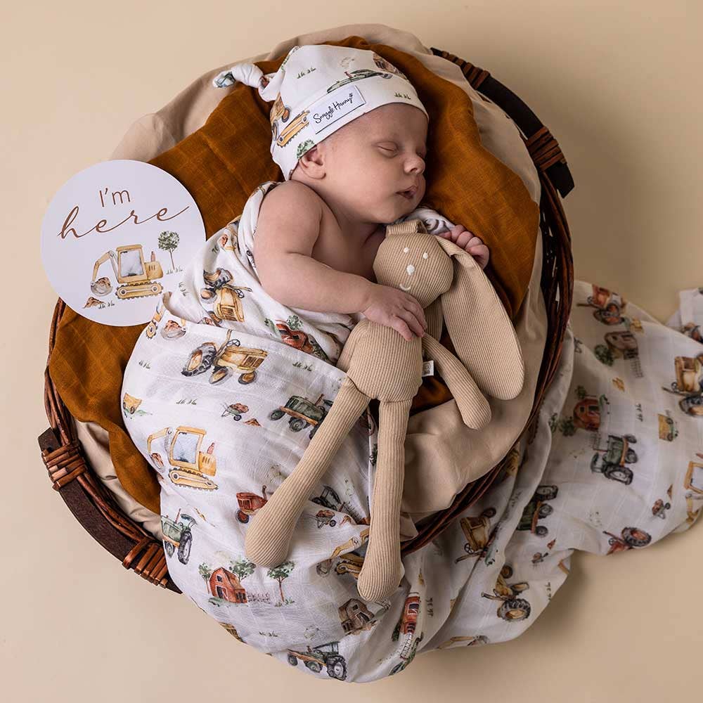 Diggers & Tractors Reversible Milestone Cards