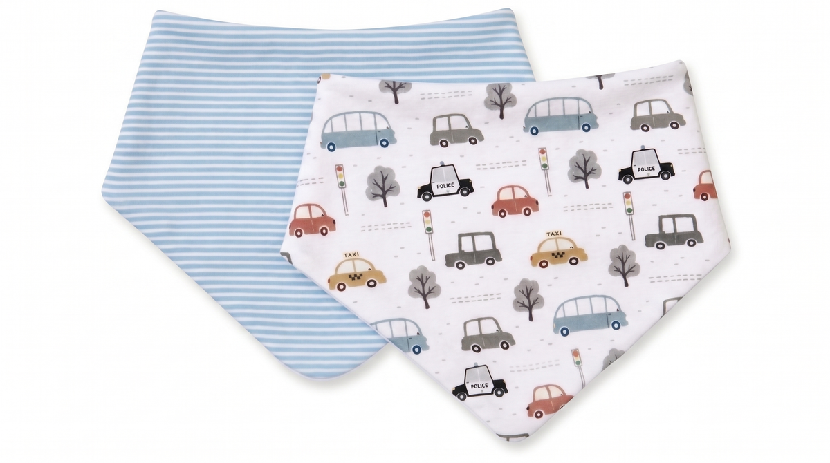 Bandana Bibs 2pk - City Patrol