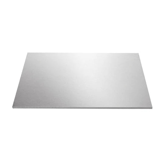 Mondo Cake Board Rectangle  Silver Foil 40x50cm 16x20inch