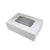 6 Hole Window Cupcake Box 5Inches High White