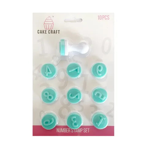 Alphabet Number Press Stamp