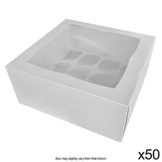 Cake Craft 6 Hole Window Cupcake box