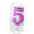 Wish Number 5  Pink Metallic Candle