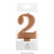 Wish Number 2 Rose Gold Metallic Candle