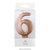 Wish Number 6 Rose Gold Metallic Candle