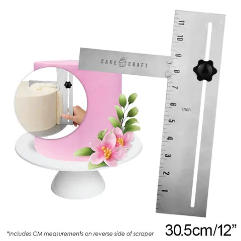 Cake Craft Adjustable Scraper 12inch