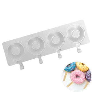 Cake Craft Donut Popsicle Silicon Mould