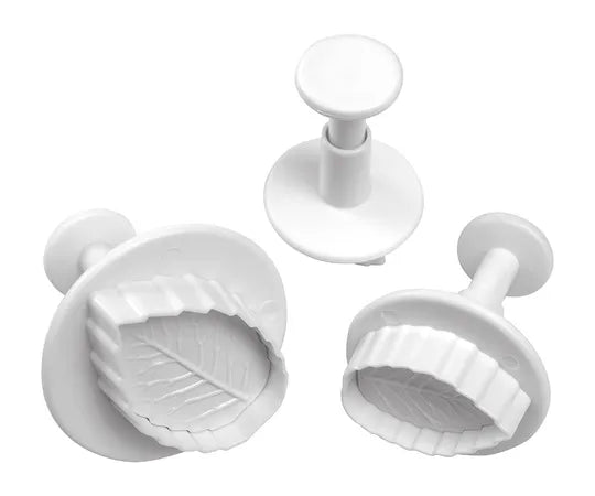 Mondo Rose Leaf Plunger Cutter Set of 3