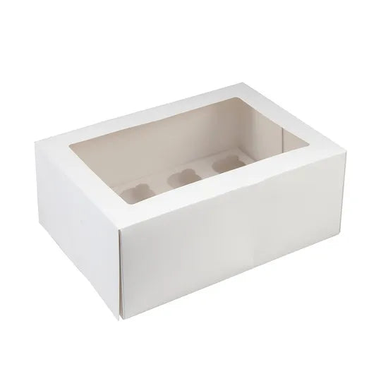 Mondo Cake Box White Mini 12 Cup