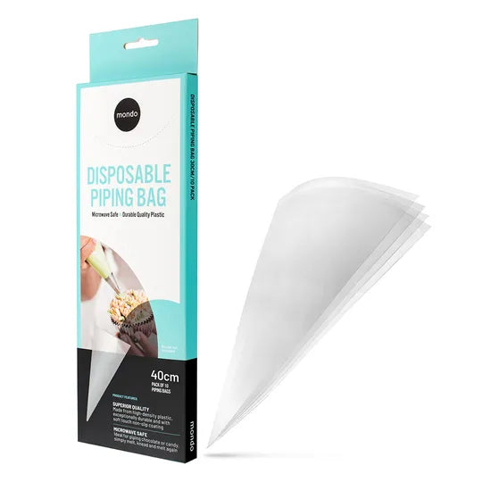 Mondo Disposable Piping Bag 40cm 10 Pkt