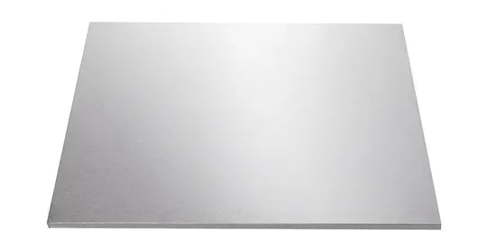 Mondo Cake Board Square 20cm Silver