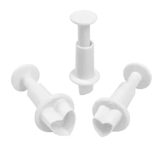 Mondo Heart Plunger Cutter Set of 3