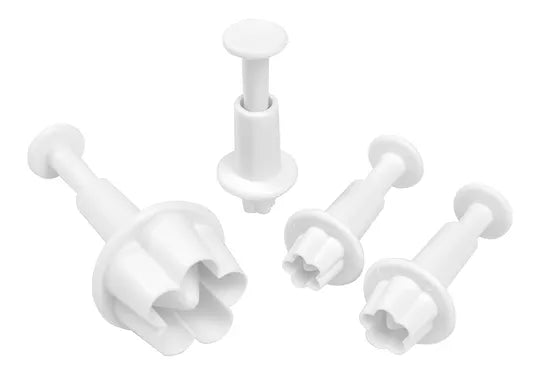 Mondo Flower Blossom Plunger Cutter Set of 4