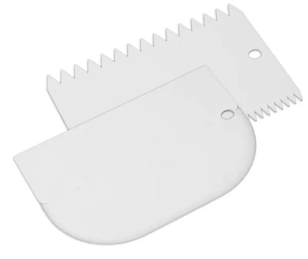 Mondo Icing Comb & Bowl Scraper Set