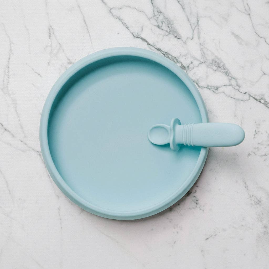 Suckie Scoop Silicone Suction Plate: Biscoff
