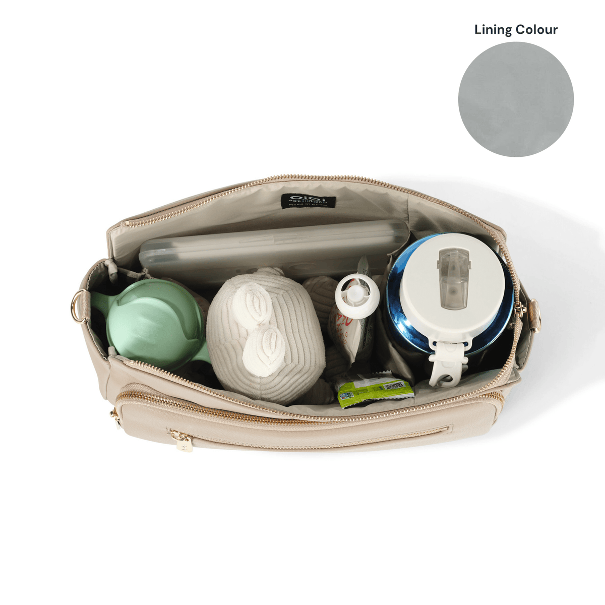 Multitasker Pram Caddy - Black Vegan Leather 2.0