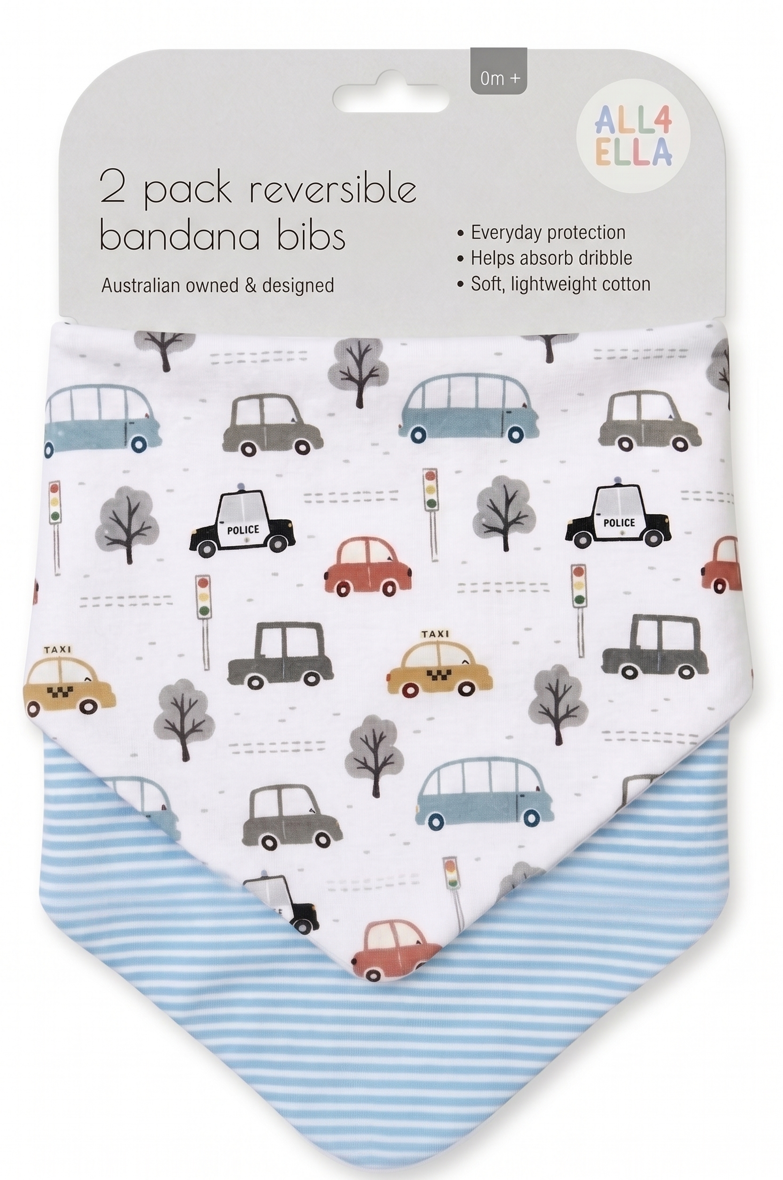 Bandana Bibs 2pk - City Patrol