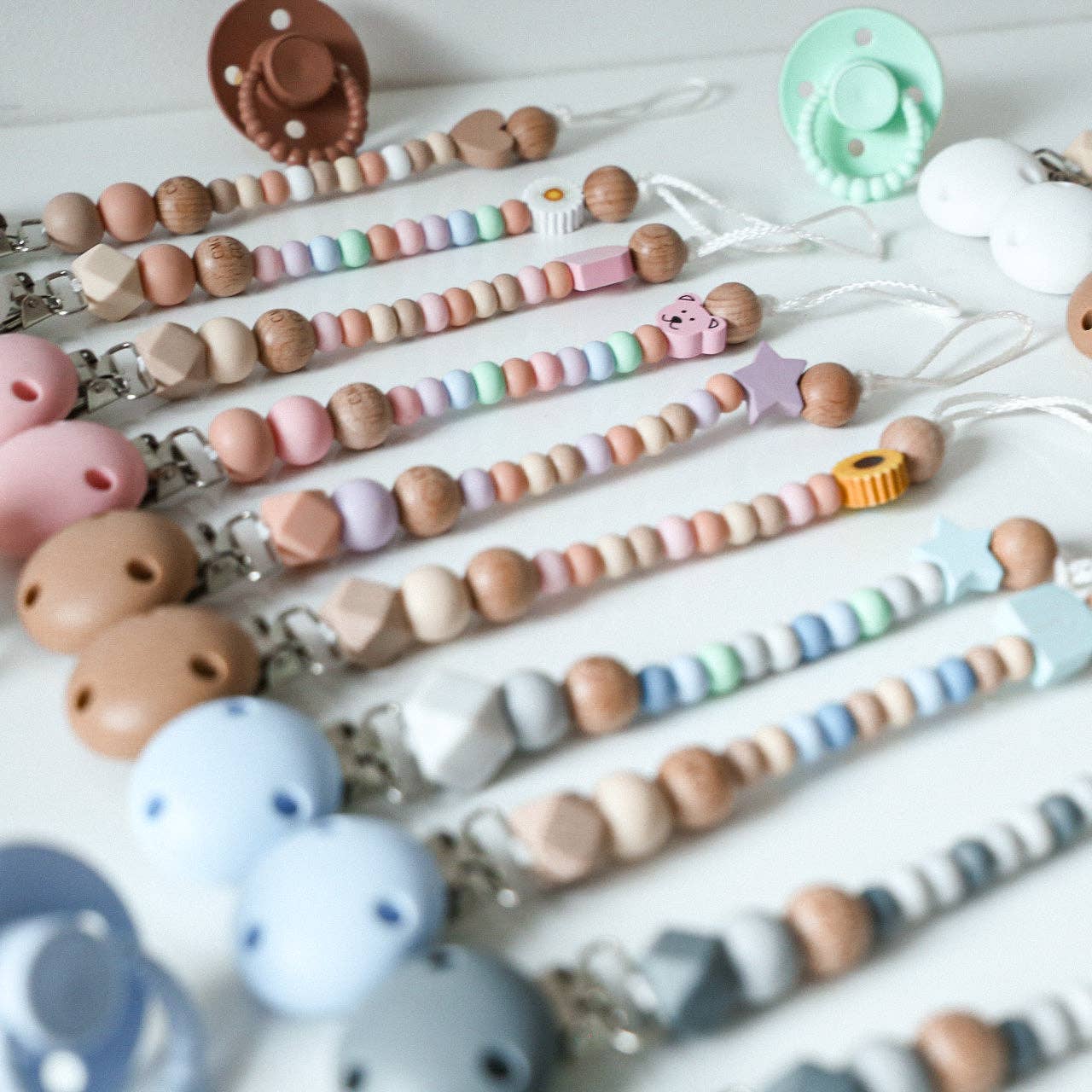 Candy Shop Dummy Clips Pre Designed Styles: Baby Pink Clip - Design 3